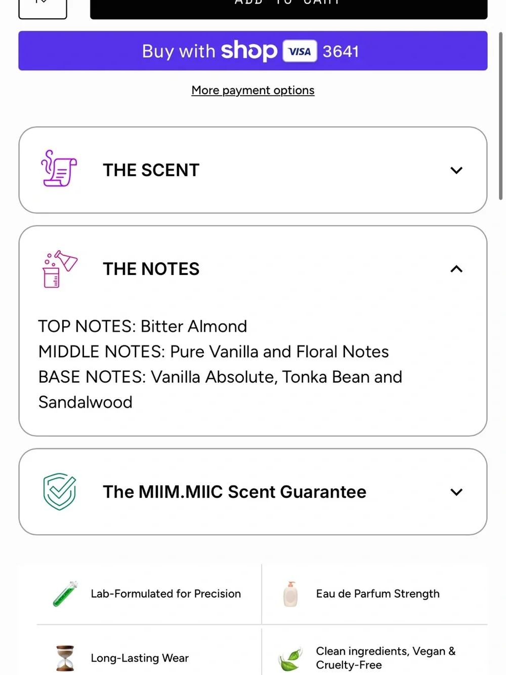 Miimiic tonkan spice (tom ford vanilla sex)